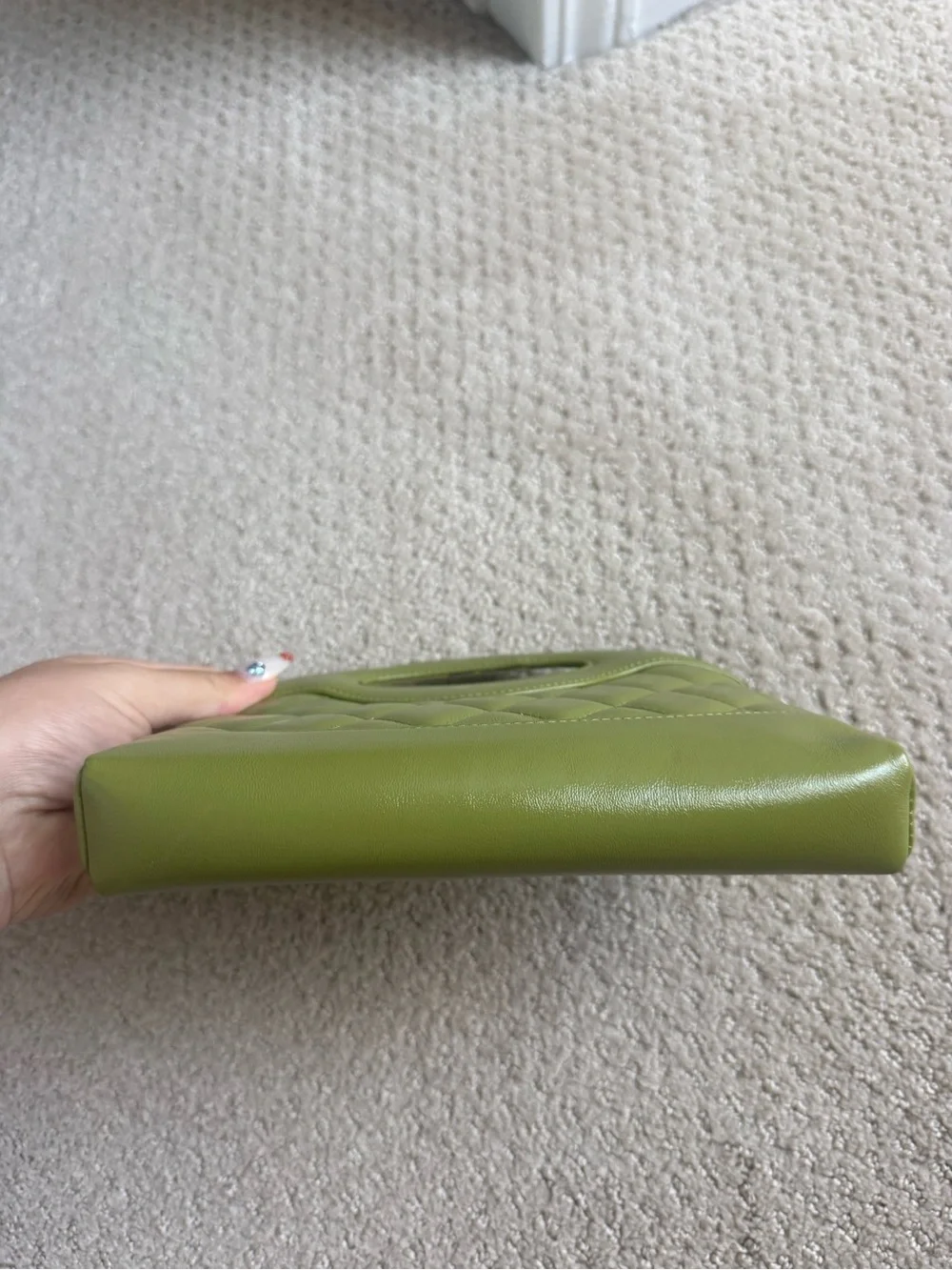 Chanel nano 31 matcha green